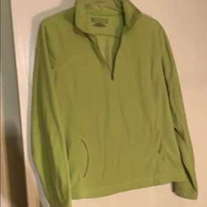 Fleece quarter zip sweatshirt